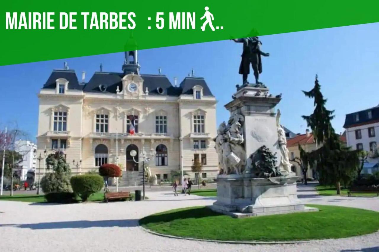 Cap Sud - 53M2- Vue Pyrenees- Hypercentre-Wifi Fibre -Nouvelle Literie Tarbes Exterior foto