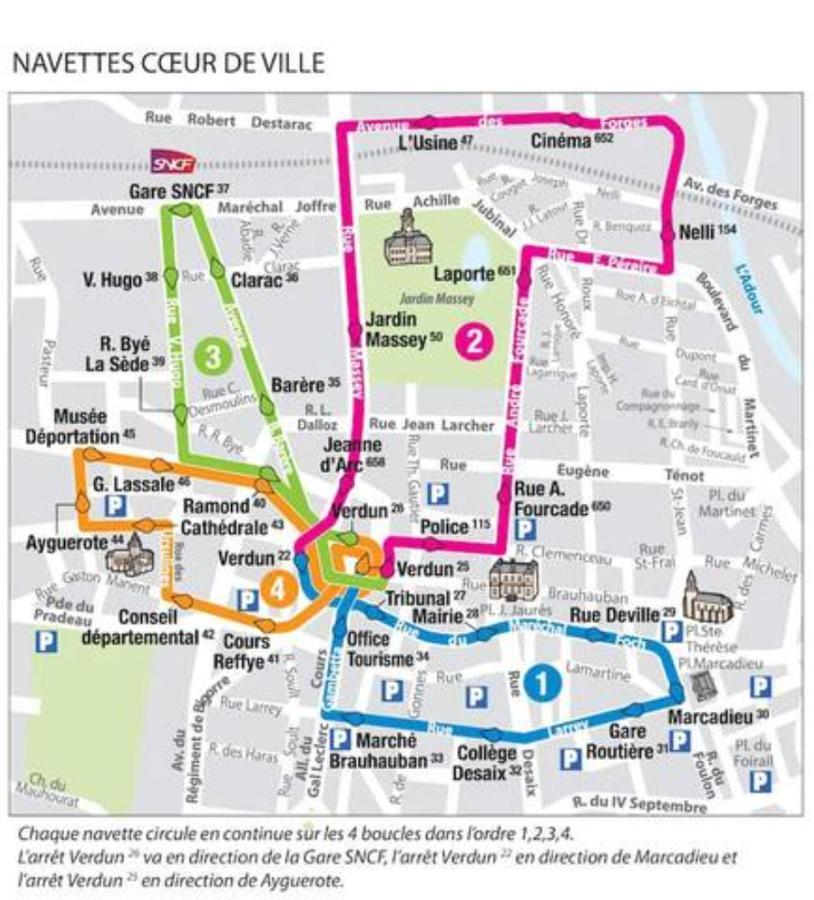 Cap Sud - 53M2- Vue Pyrenees- Hypercentre-Wifi Fibre -Nouvelle Literie Tarbes Exterior foto