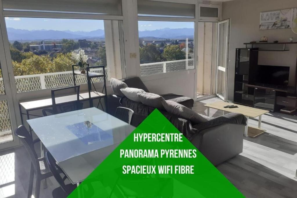 Cap Sud - 53M2- Vue Pyrenees- Hypercentre-Wifi Fibre -Nouvelle Literie Tarbes Exterior foto